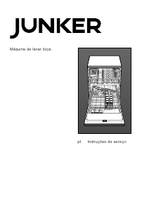 Manual Junker JS04IN54 Máquina de lavar louça