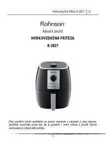 Manuál Rohnson R-2827 Fritéza