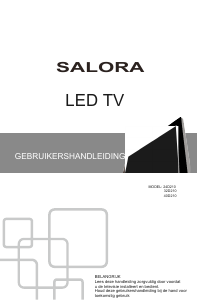 Handleiding Salora 24D210 LED televisie