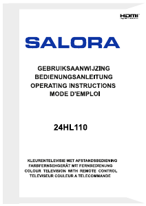 Handleiding Salora 24HL110 LED televisie