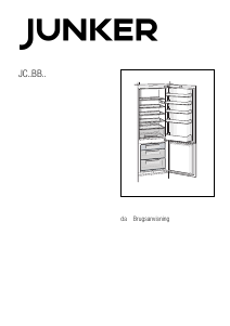 Brugsanvisning Junker JC80BB20 Køle-fryseskab