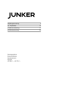 Brugsanvisning Junker JG16BB51 Kogesektion