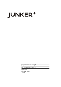 Manuale Junker JI36GT54 Piano cottura