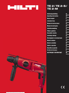 Mode d’emploi Hilti TE 2 Perforateur