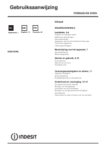 Bruksanvisning Indesit I5GS1G Spis