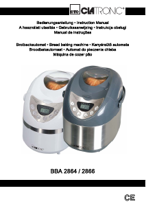 Manual Clatronic BBA 2866 Bread Maker