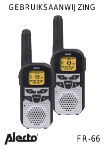 Mode d’emploi Alecto FR-66 Talkie-walkie