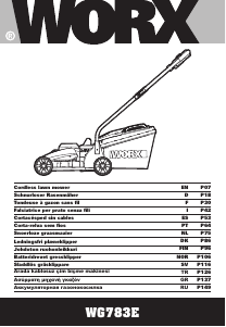 Handleiding Worx WG783E Grasmaaier