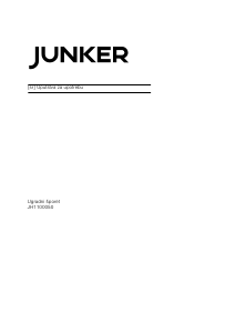 Priručnik Junker JH1100050 Pećnica