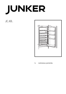 Rokasgrāmata Junker JC20KB20 Ledusskapis