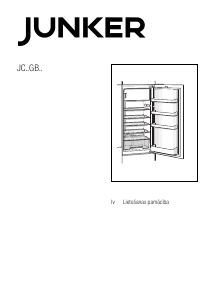 Rokasgrāmata Junker JC40GB20 Ledusskapis