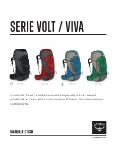 Manuale Osprey Viva 65 Zaino