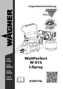 Bedienungsanleitung Wagner WallPerfect W 615 Farbspritz