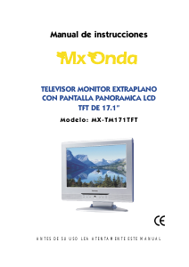 Manual de uso MX Onda MX-TM171TFT  Televisor de LCD