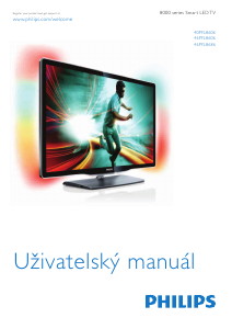 Manuál Philips 40PFL8606T LED televize