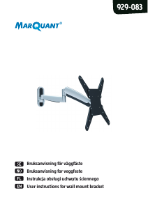 Instrukcja MarQuant 929-083 Uchwyt ścienny