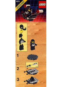 Manual Lego set 1875 Blacktron Meteor monitor