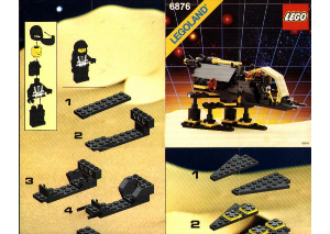 Manuale Lego set 6876 Blacktron Alienator