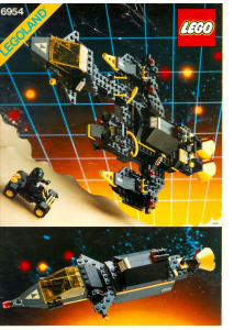 Manual Lego set 6954 Blacktron Renegade
