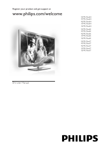 Manual Philips 47PFL7606K LED Television