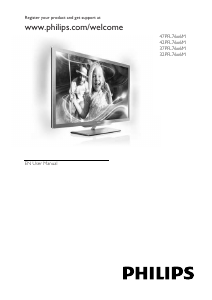 Manual Philips 47PFL7606M LED Television