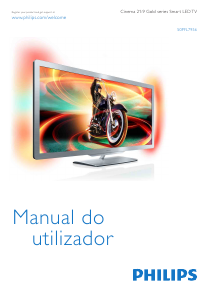 Manual Philips 50PFL7956K Televisor LED