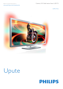 Návod Philips 50PFL7956K LED televízor