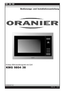 Bedienungsanleitung Oranier KMG 9804 Mikrowelle