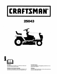 Käyttöohje Craftsman 25043 Ruohonleikkuri