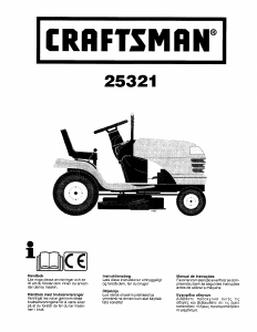 Bruksanvisning Craftsman 25321 Gräsklippare