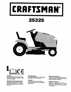 Εγχειρίδιο Craftsman 25325 Μηχανή του γκαζόν