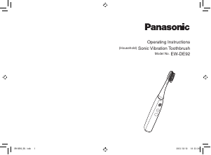 Bruksanvisning Panasonic EW-DE92 Eltandborste