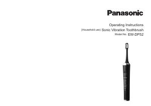 Manual de uso Panasonic EW-DP52 Cepillo de dientes eléctrico