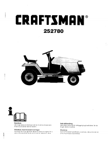 Bruksanvisning Craftsman 252780 Gressklipper