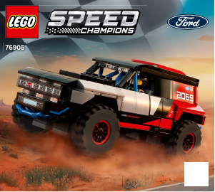 Manual Lego set 76905 Speed Champions Ford GT Heritage Edition si Bronco R