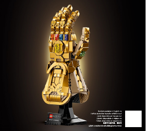 Bruksanvisning Lego set 76191 Super Heroes Infinity-handsken
