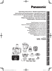 Brugsanvisning Panasonic MK-F800 Køkkenmaskine