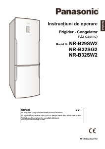 Manual Panasonic NR-B29SW2 Combina frigorifica