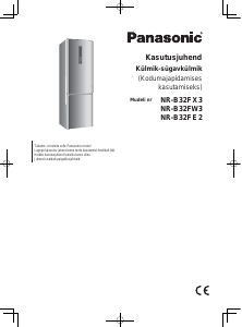 Kasutusjuhend Panasonic NR-B32FE2 Külmik-sügavkülmik