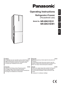 Bruksanvisning Panasonic NR-BN31EW1 Kjøle-fryseskap