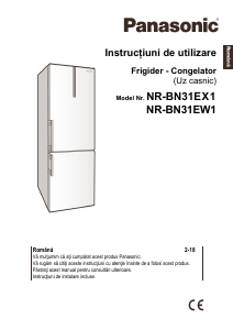 Manual Panasonic NR-BN31EX1 Combina frigorifica