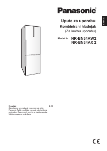 Priručnik Panasonic NR-BN34AW2 Frižider – zamrzivač