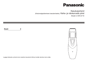 Kasutusjuhend Panasonic ER-GY10 Juukselõikur