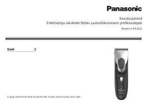 Kasutusjuhend Panasonic ER1611 Juukselõikur