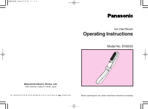 Brugsanvisning Panasonic EH-2203 Krøllejern