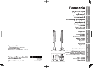 Käyttöohje Panasonic MX-S301 Sauvasekoitin