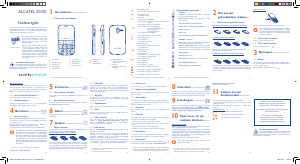 Handleiding Alcatel One Touch 2001X Mobiele telefoon