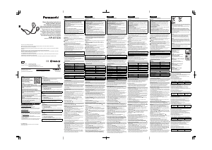 Manual de uso Panasonic RP-BTS35 Auriculares