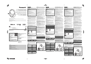 Manual Panasonic RP-HD605NE Căşti