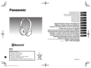 Manual de uso Panasonic RP-HF400B Auriculares